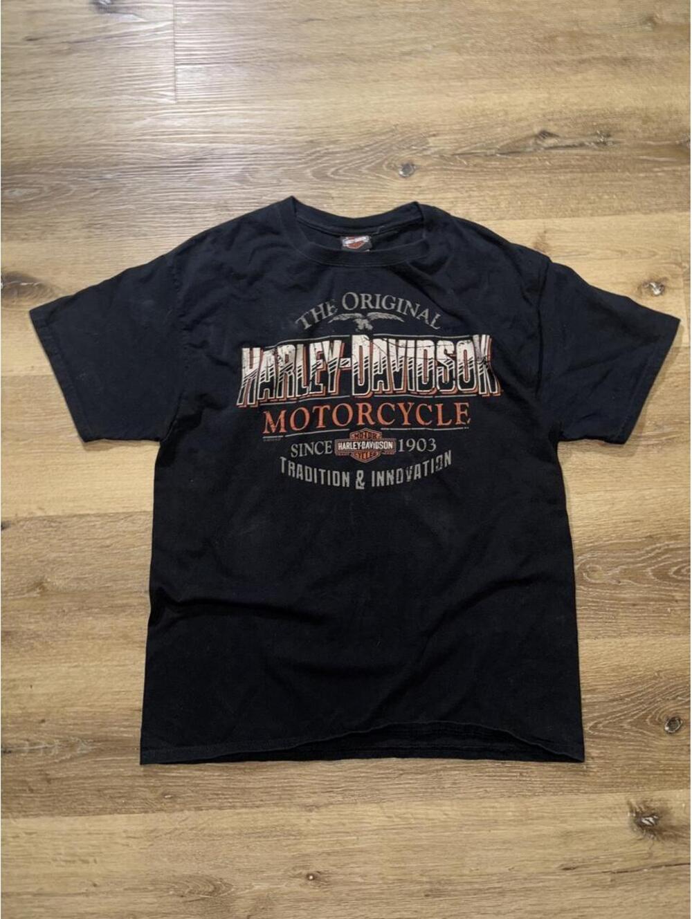 Harley-Davidson Adventure Dover Ohio Graphic Tee — Men’s Large